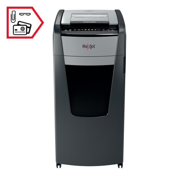 Papiervernietiger Rexel Optimum Auto+ 750X P4 snippers 4x30mm 3