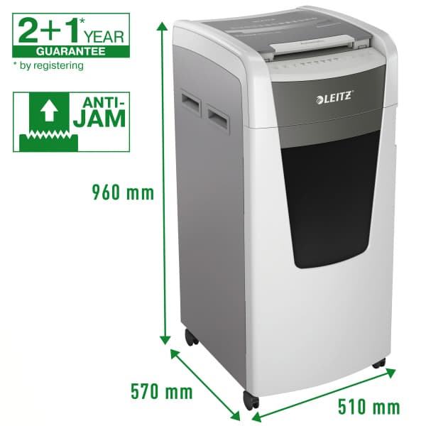 Papiervernietiger Leitz IQ Auto+ Pro 600 P4 snippers 4x28mm 4