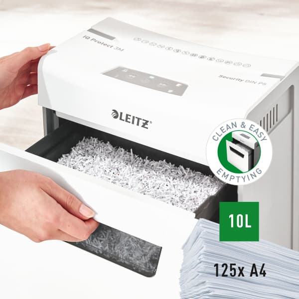 Papiervernietiger Leitz IQ Protect Premium 3M snippers 2x15mm 5