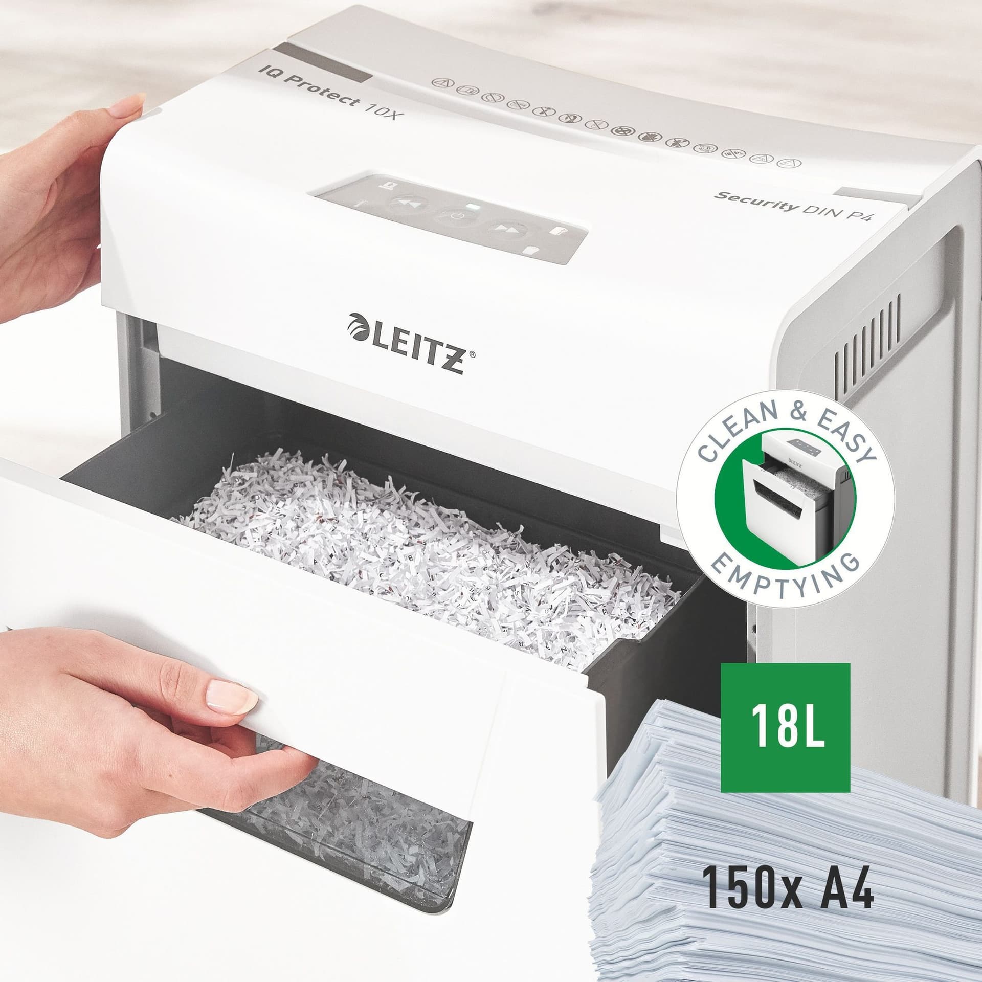 Papiervernietiger Leitz IQ Protect Premium 10X snippers 4x40mm 6