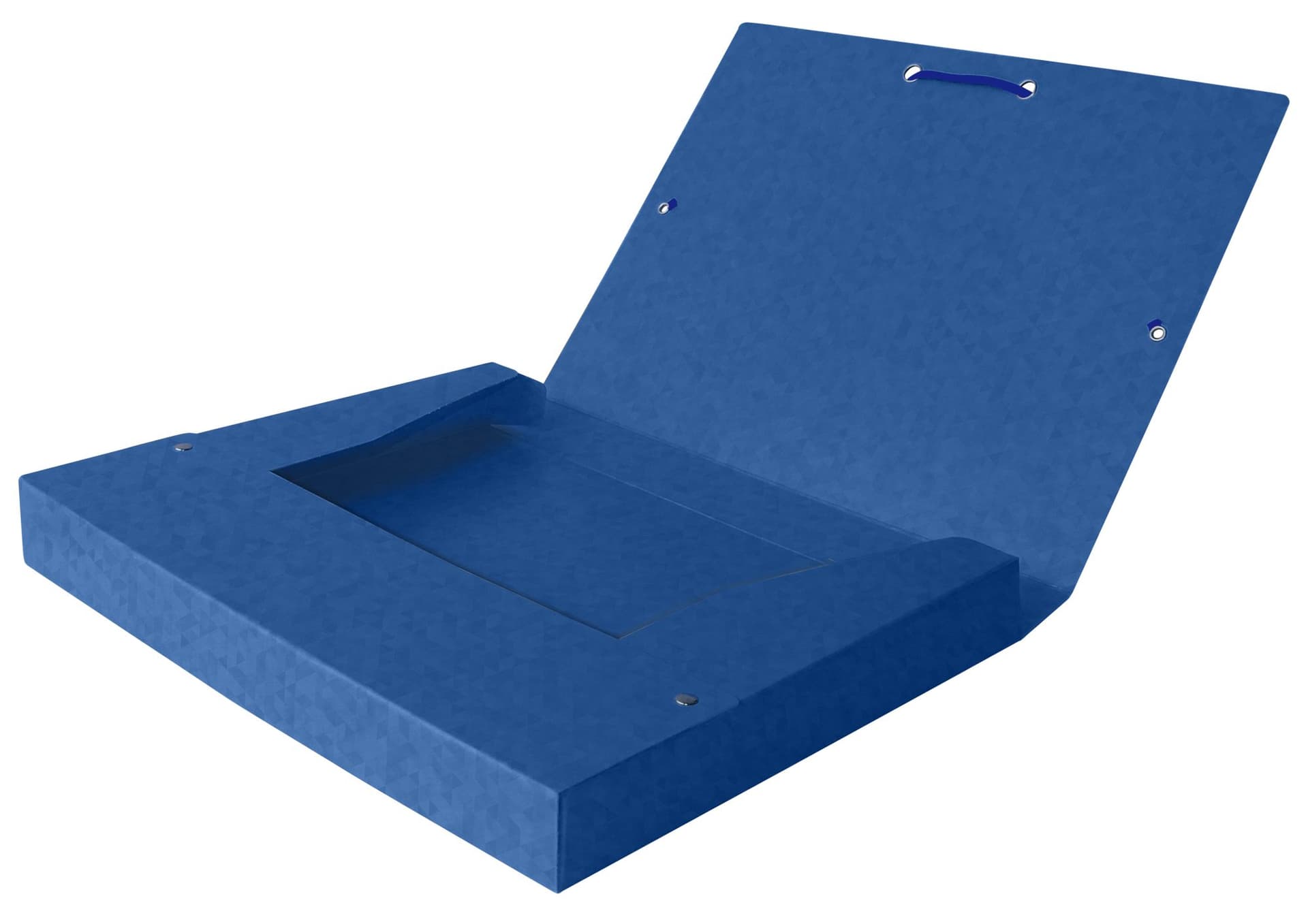 Elastobox Oxford Top File+ A4 25mm blauw 2