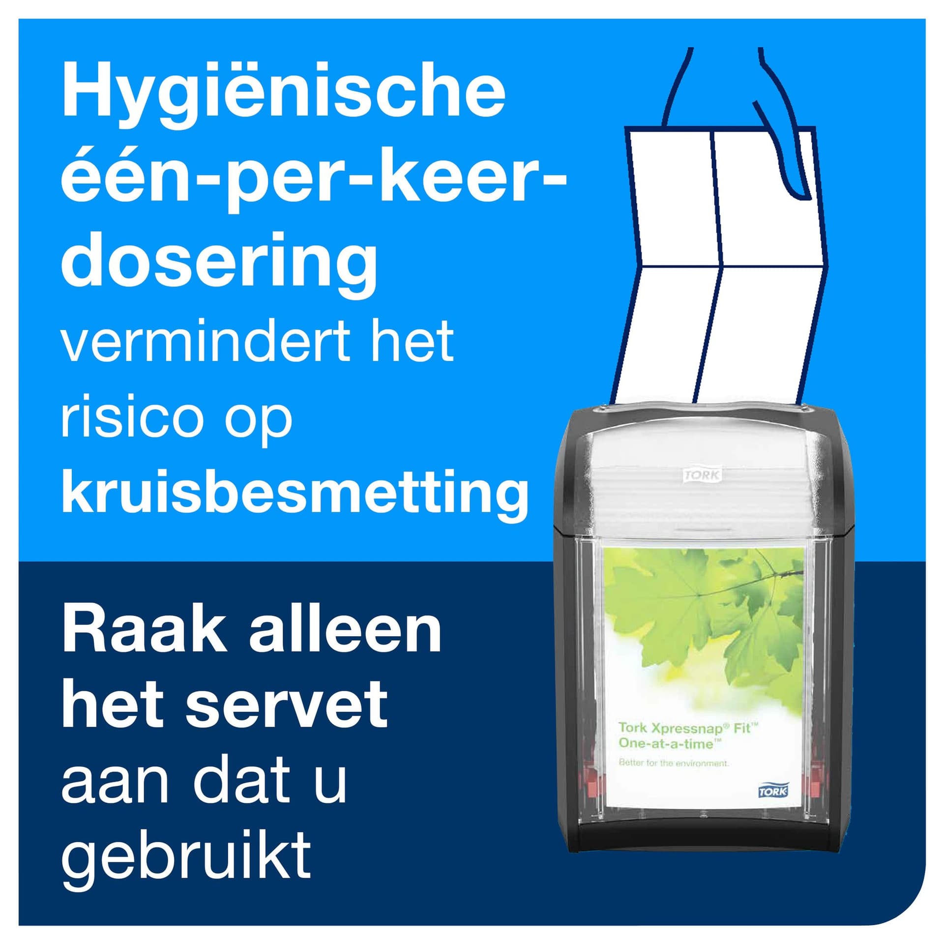 Servetdispenser Tork N14 Xpressnap Fit Signature line zwart 272900 4