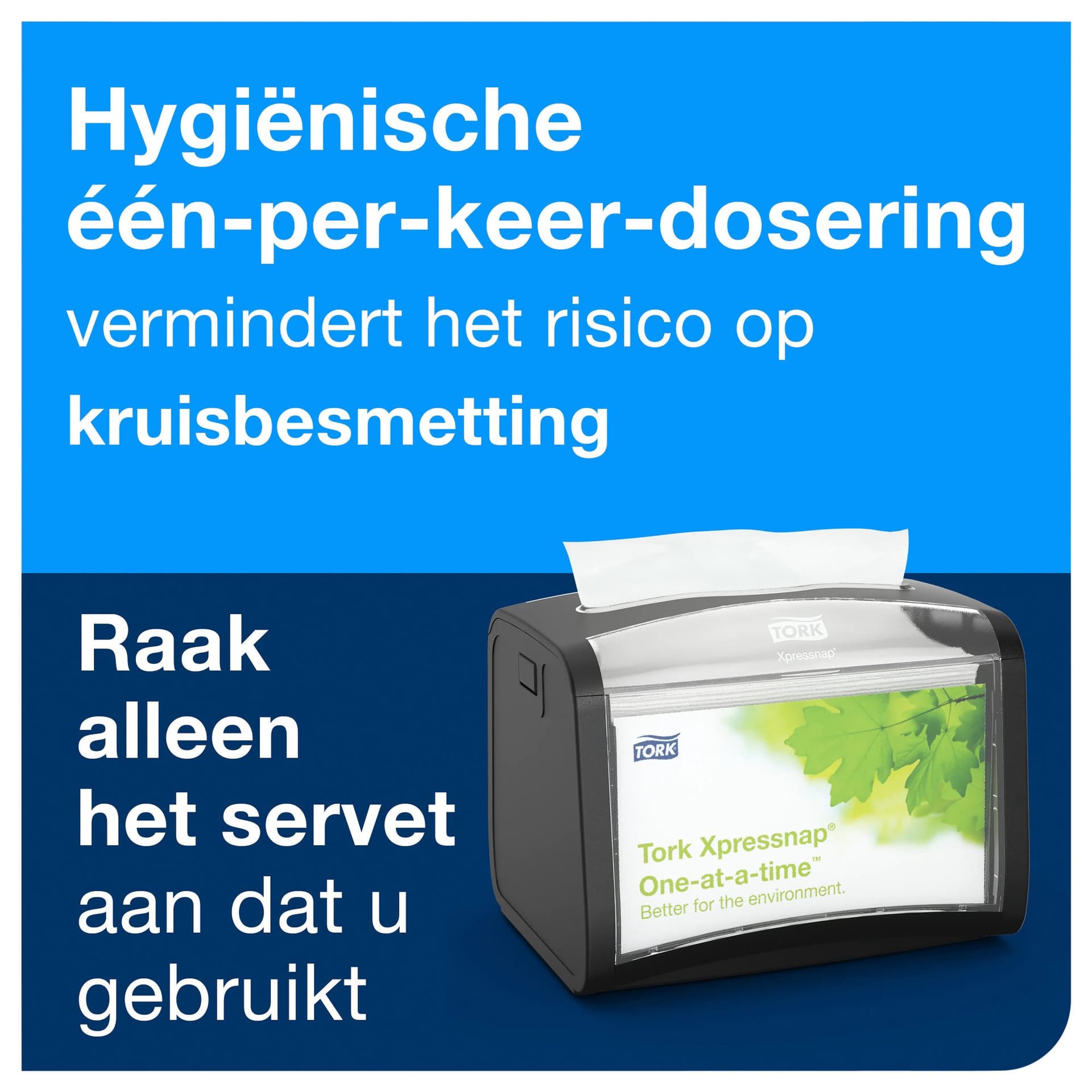 Servet Tork N4 Xpressnap Premium 1/2 vouw 2-laags 213x165mm 1000 vel wit 15850 4