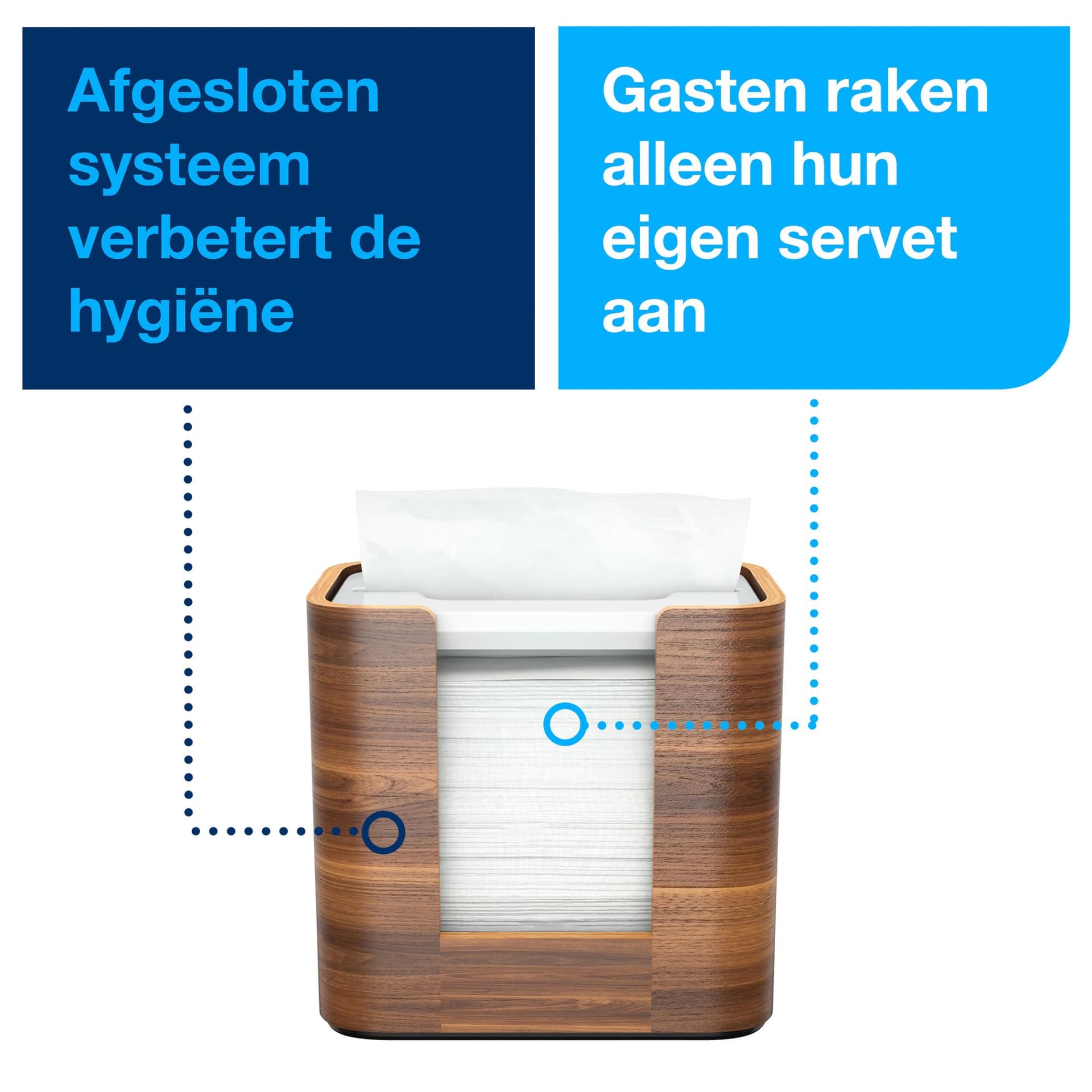 Servetdispenser Tork N4 Xpressnap Signature line walnoot 273002 6