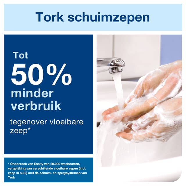 Handzeep Tork S4 Premium schuim 1000ml gevoelige huid 520701 4