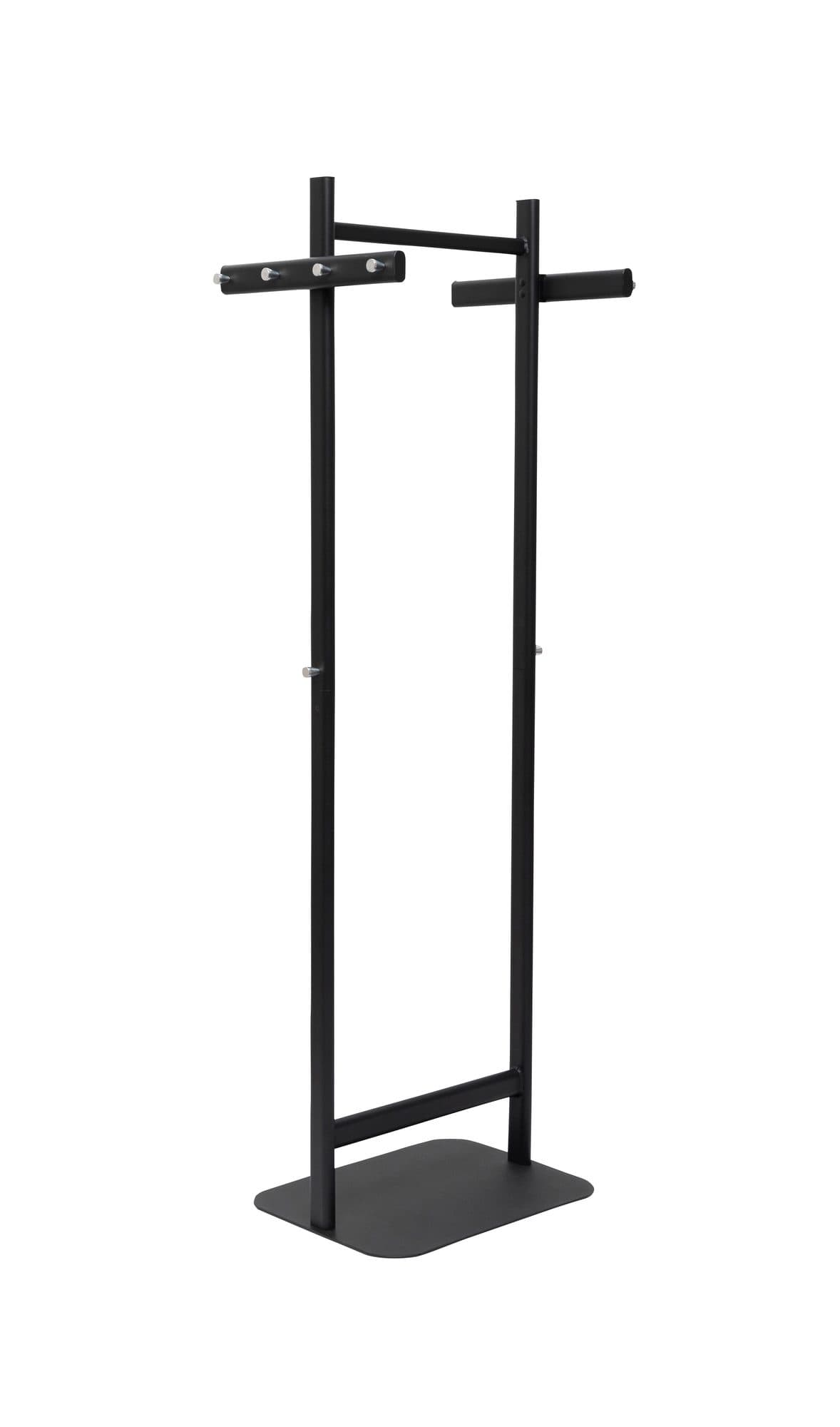 Garderoberek MAUL Salsa staand 172x52x40cm 40kg, 8 haken zwart RAL9004 2