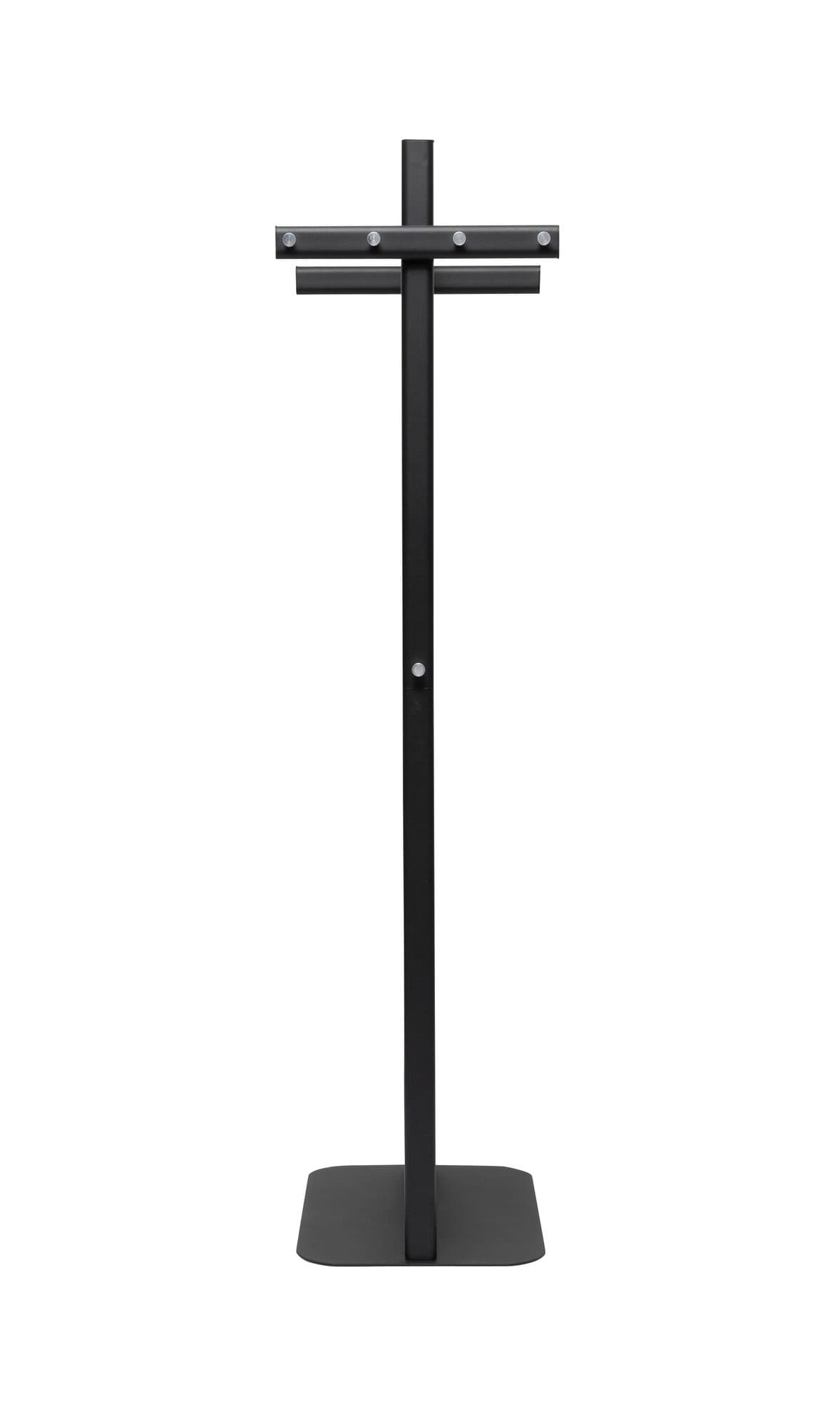 Garderoberek MAUL Salsa staand 172x52x40cm 40kg, 8 haken zwart RAL9004 3