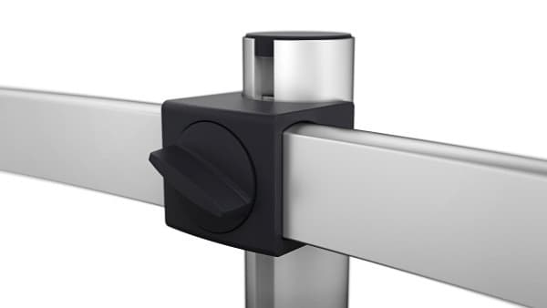 Monitorarm Durable met bladdoorvoer voor 1 scherm en 1 tablet 5