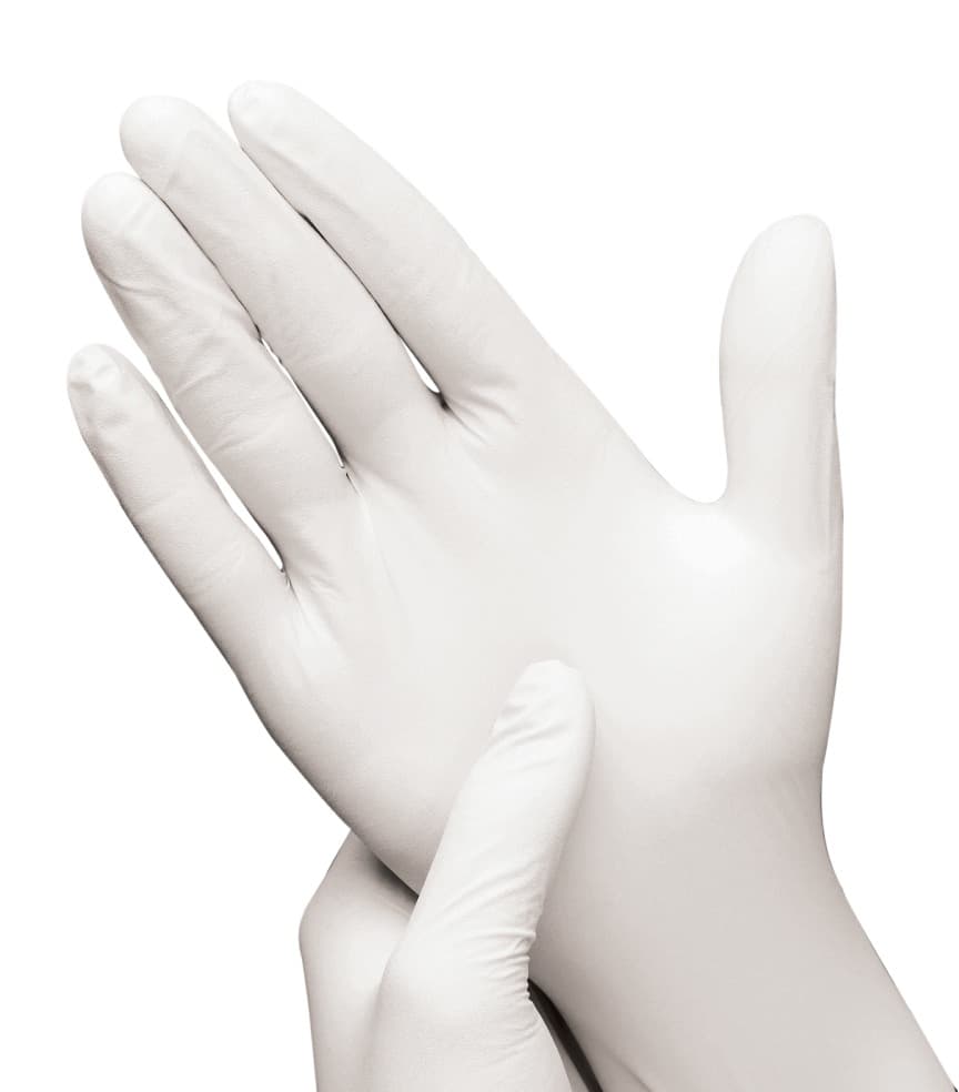 Handschoen Hynex nitril L wit 3.5g 100 stuks 2