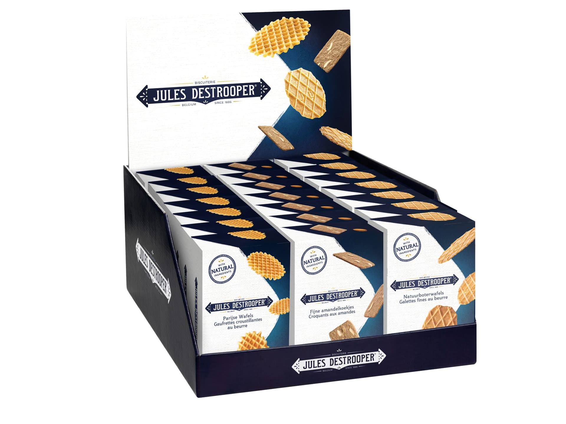 Koekjes Jules Destrooper 3 verschillende soorten