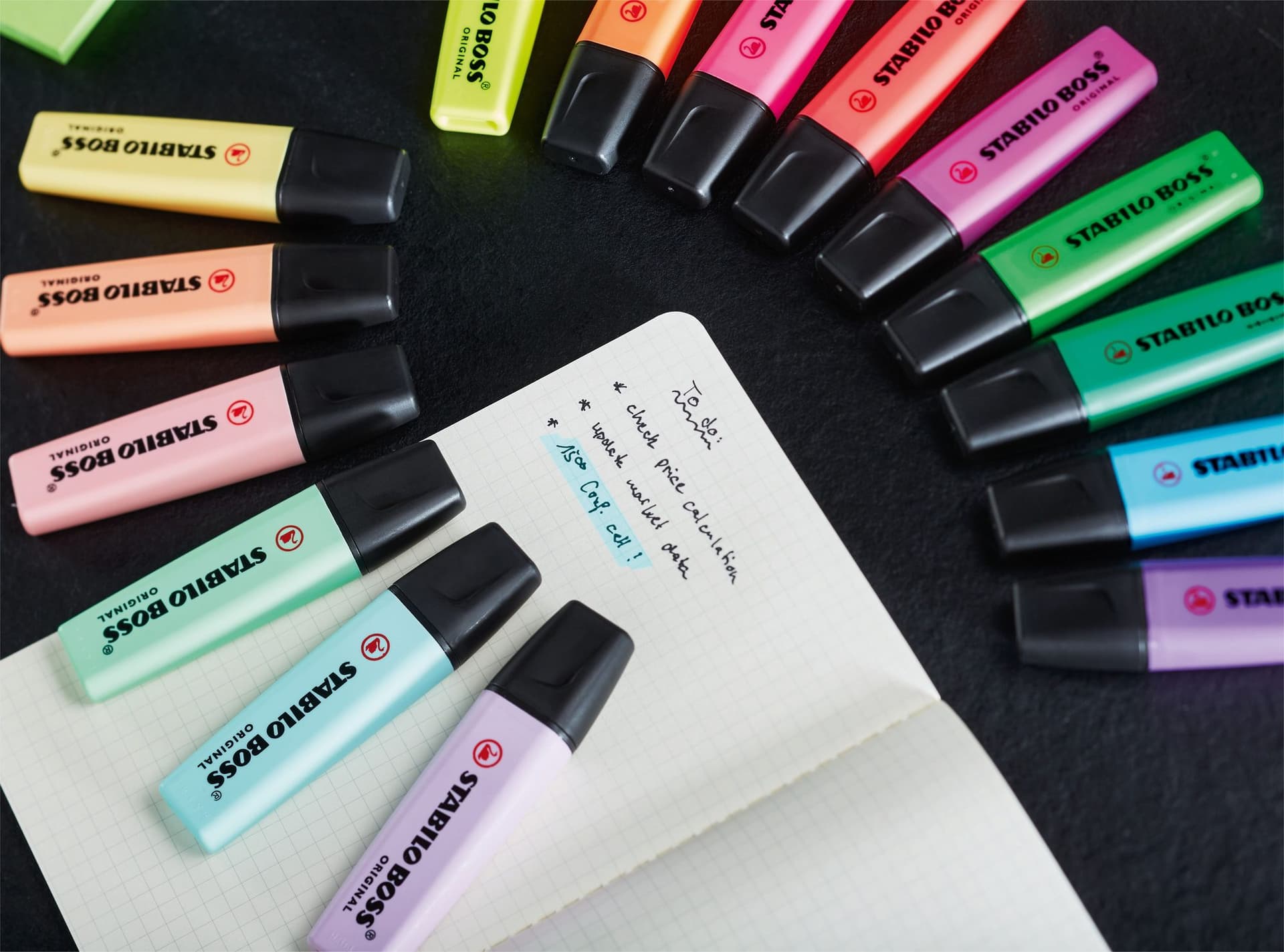Markeerstift STABILO BOSS Original 70/158 pastel fris fuchsia 5