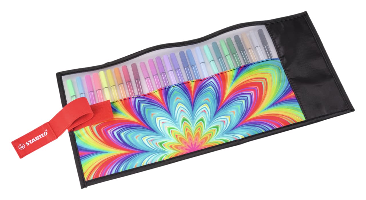 Viltstift STABILO Pen 68/25 Arty roletui medium assorti set à 25 stuks 2