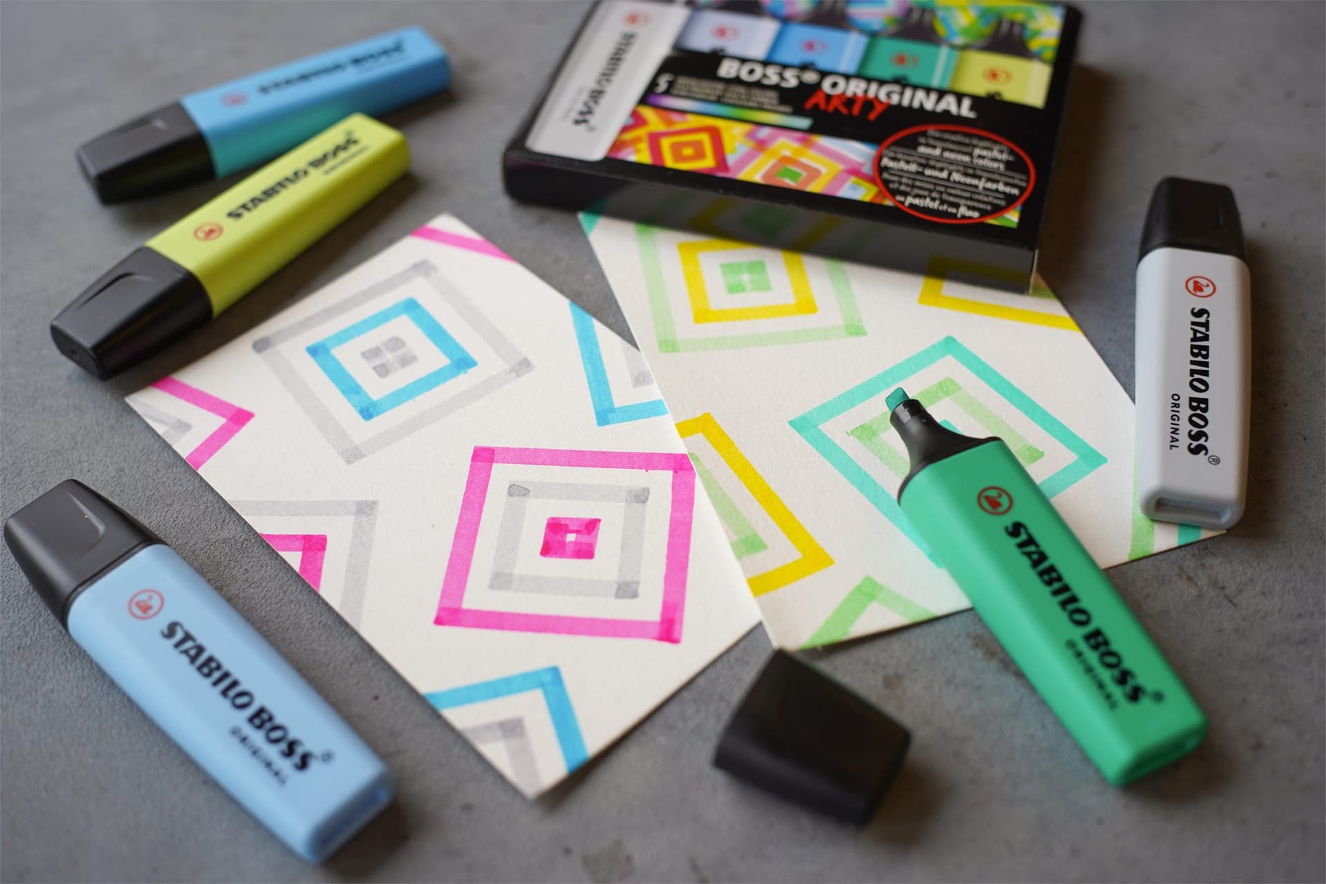 Markeerstift STABILO BOSS Original 70/194 pastel mistig grijs 8