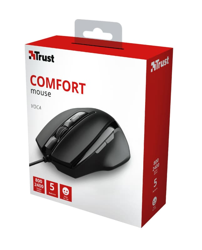 Muis Trust Voca Comfort zwart 4