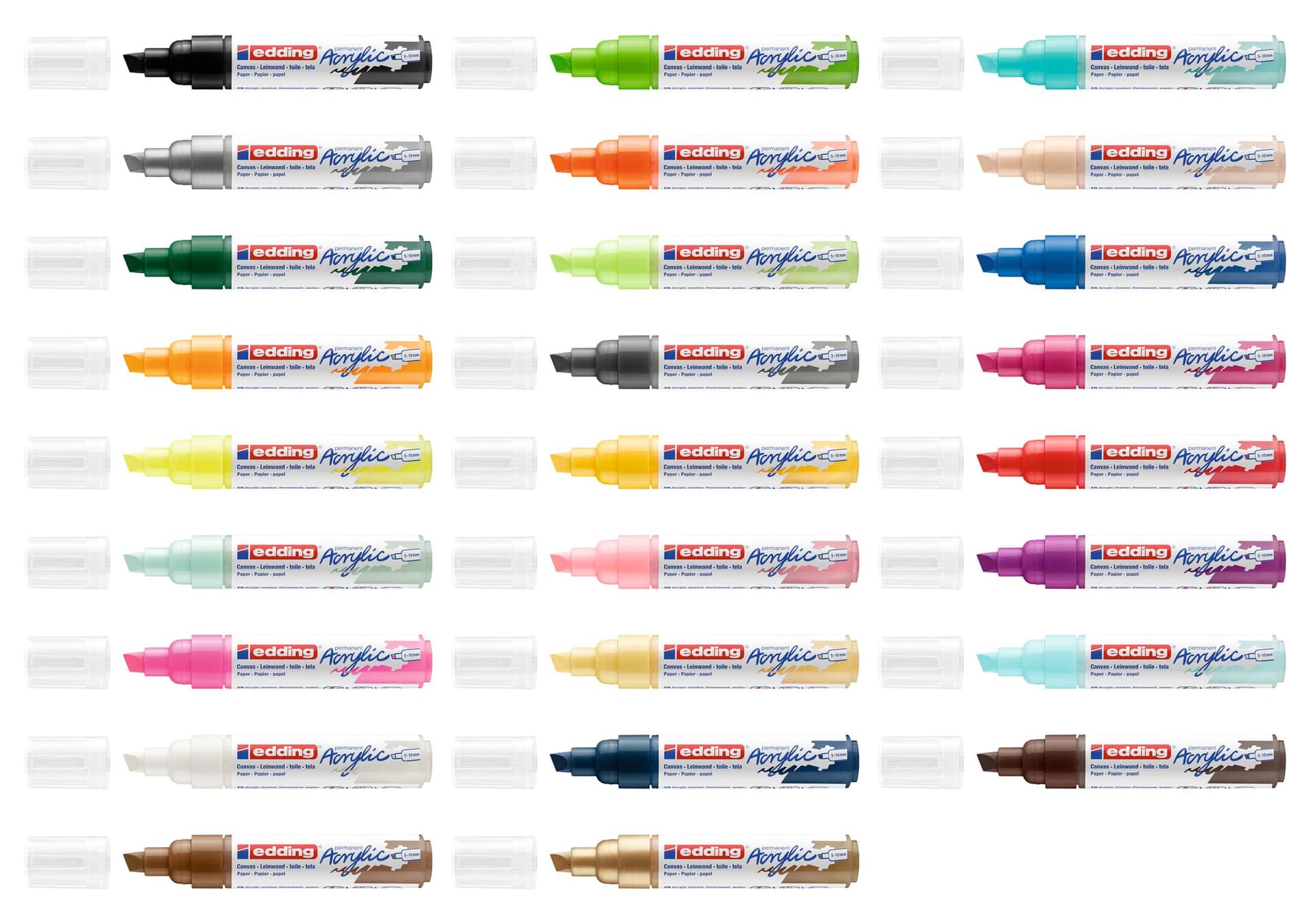 Acrylmarker edding e-5000 breed  zilver 3