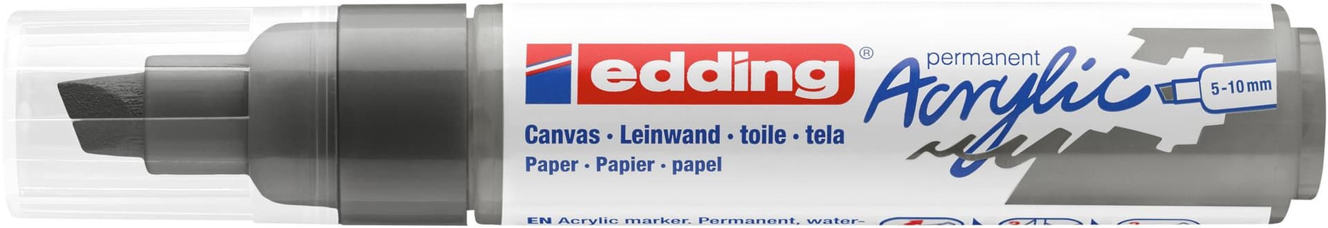 Acrylmarker edding e-5000 breed antraciet 2