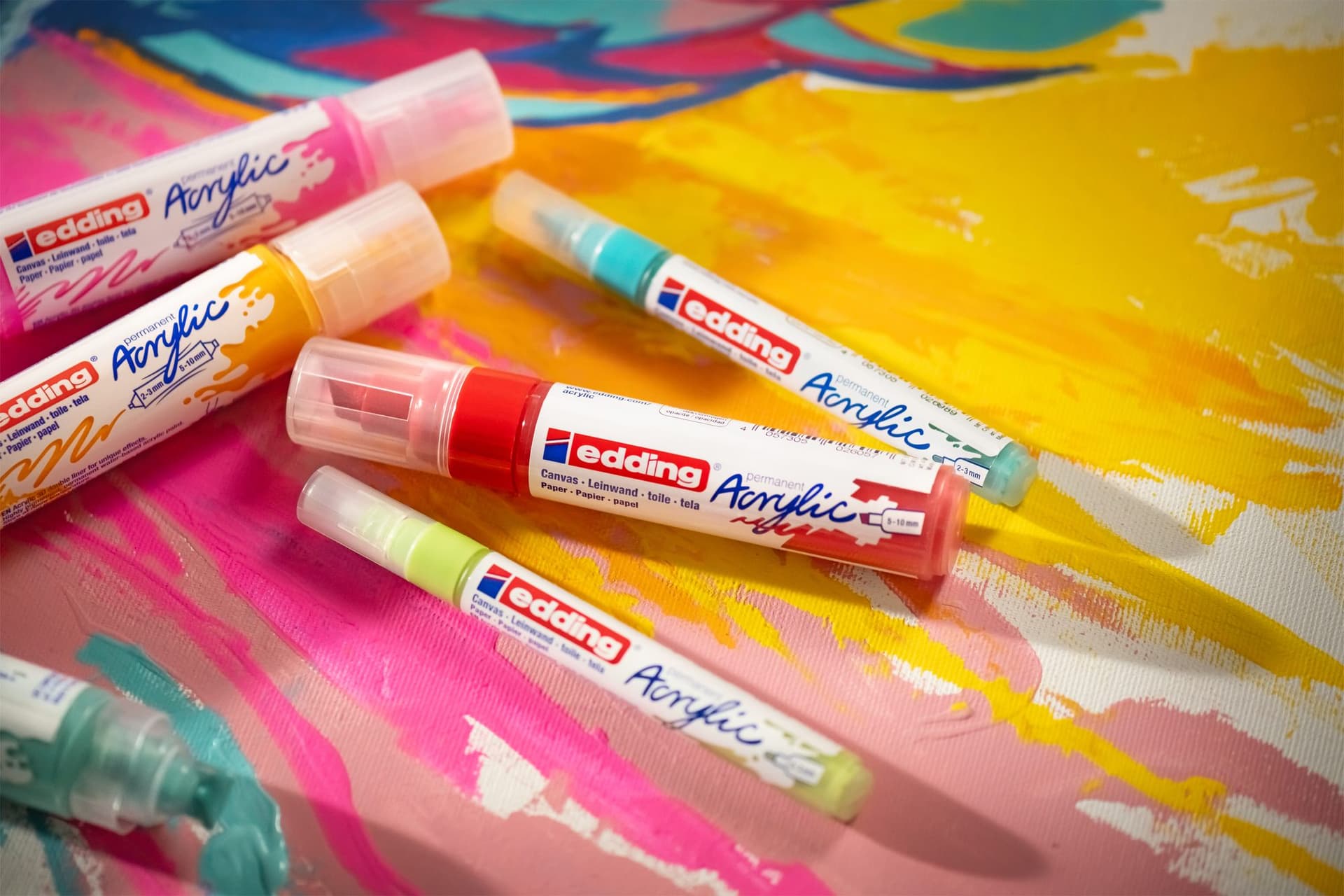 Acrylmarker edding e-5000 breed  zilver 6