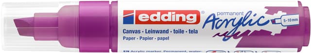 Acrylmarker edding e-5000 breed bessenrood 2