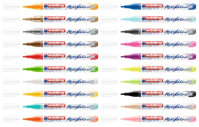 Acrylmarker edding e-5300 fijn rijkgoud 3