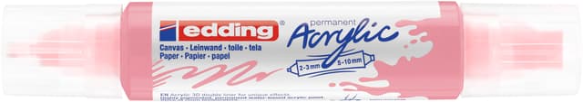Acrylmarker edding e-5400 3D double liner stijlvol mauve 2