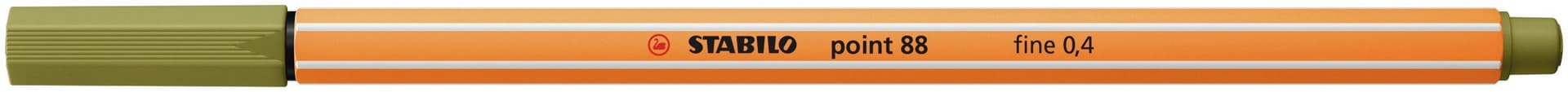 Fineliner STABILO point 88/37 fijn moddergroen 2