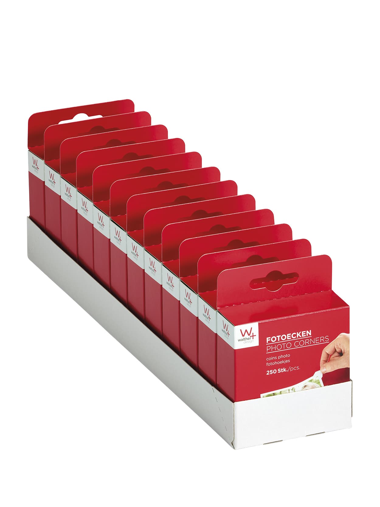 Fotohoeken walther design 10x18mm 250 stuks 2