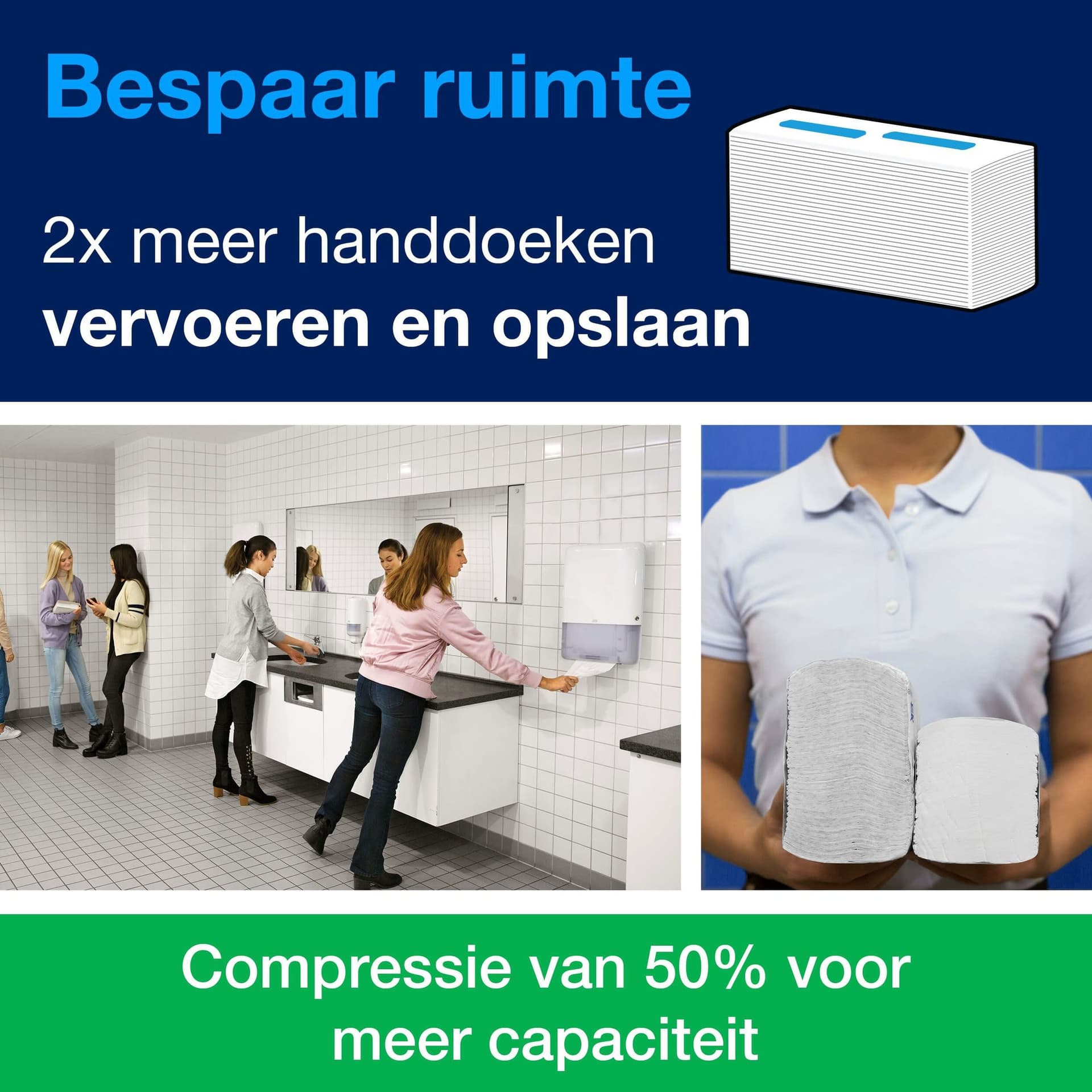 Handdoekdispenser Tork H5 Elevation PeakServe klein wit 552550 6