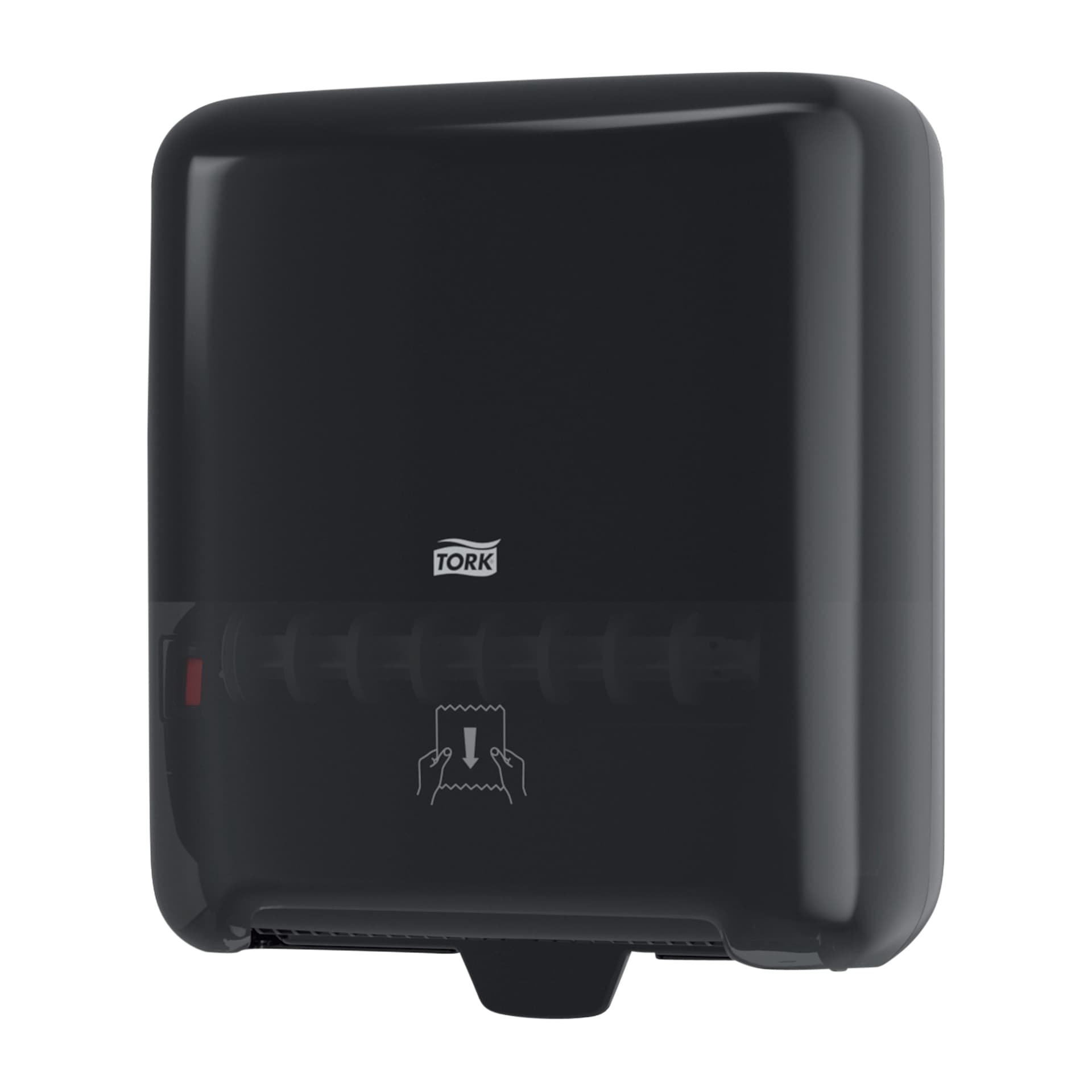 Handdoekroldispenser Tork H1 Elevation Matic zwart 551008