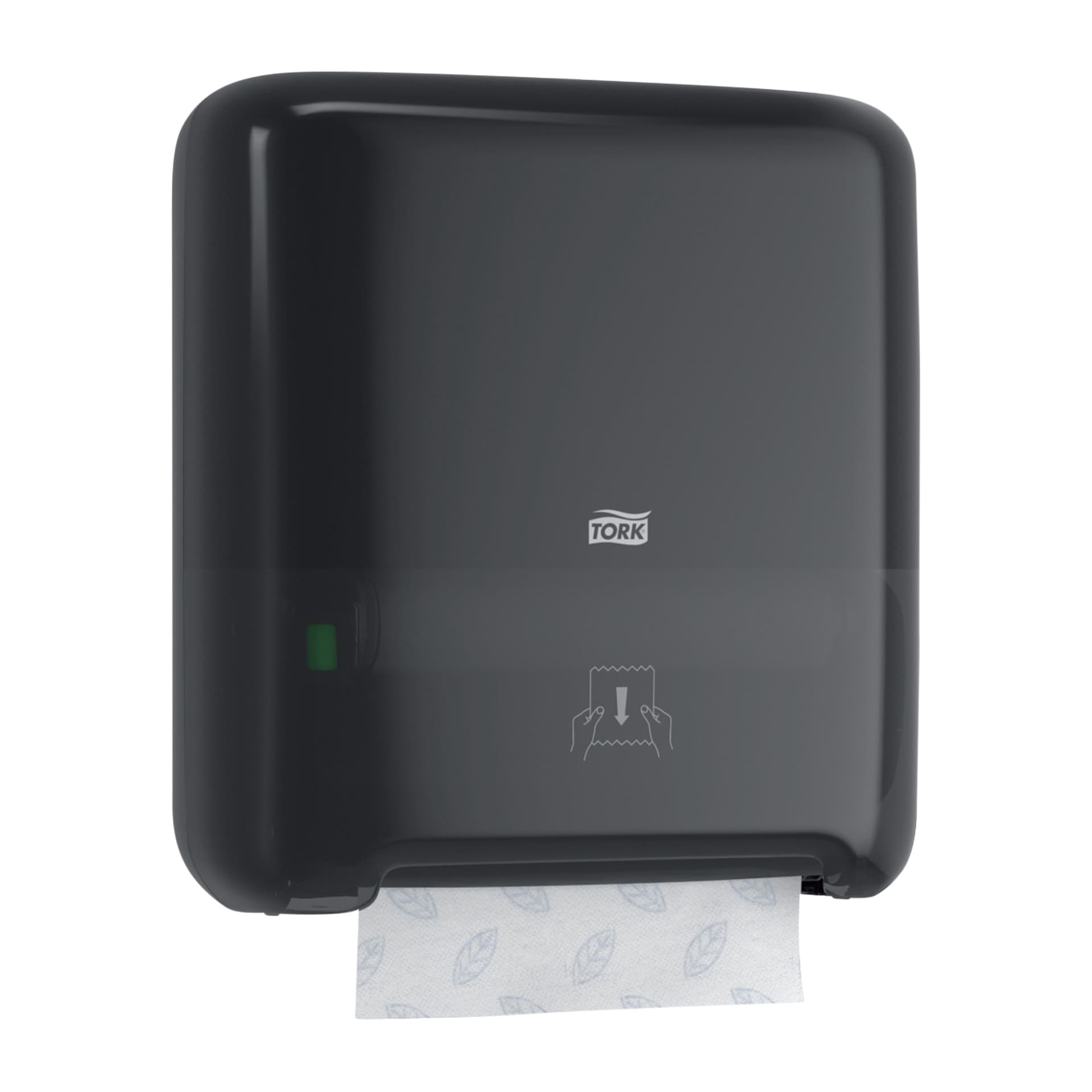Handdoekroldispenser Tork H1 Elevation Matic zwart 551008 2