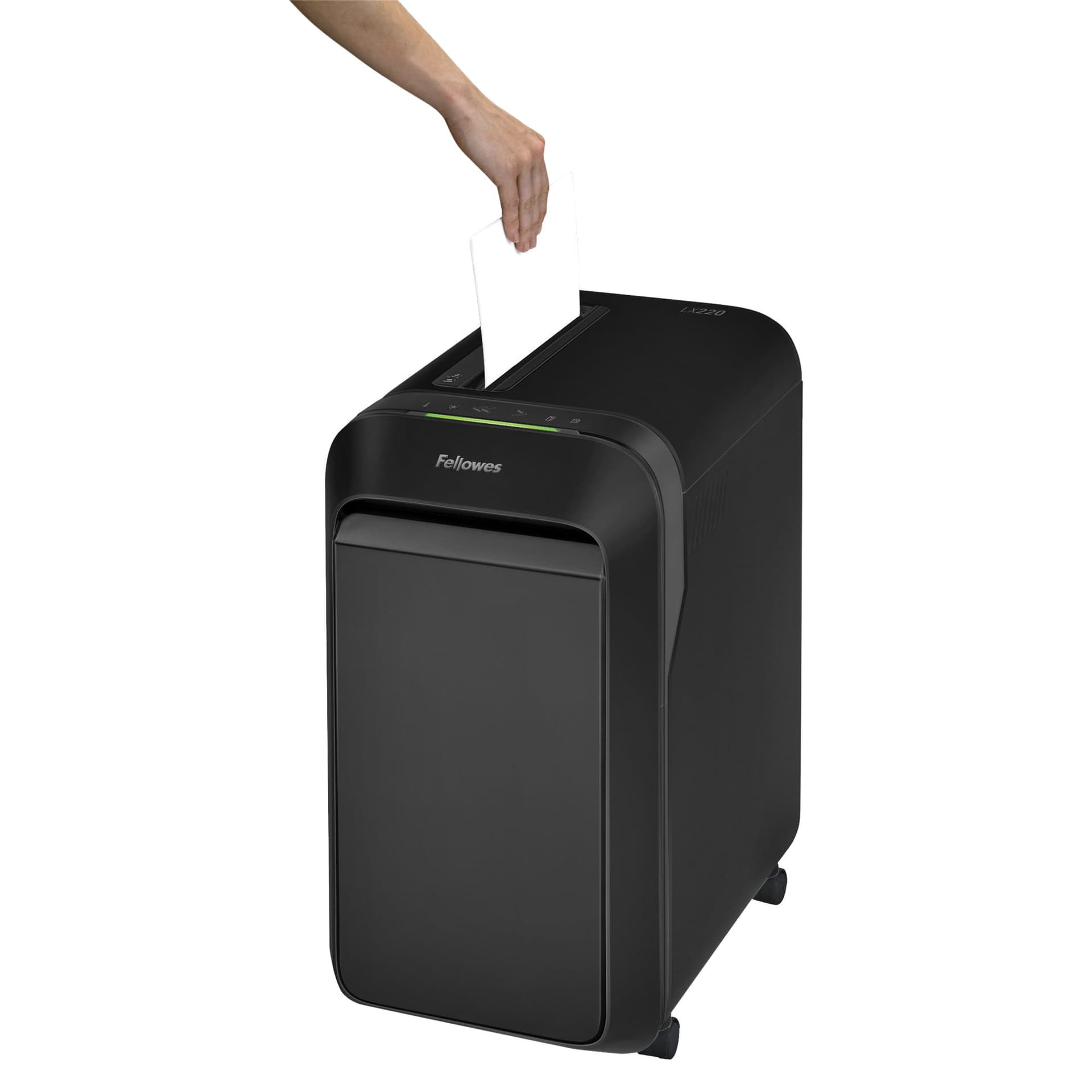Papiervernietiger Fellowes Powershred LX220 snippers 2x12mm zwart 4
