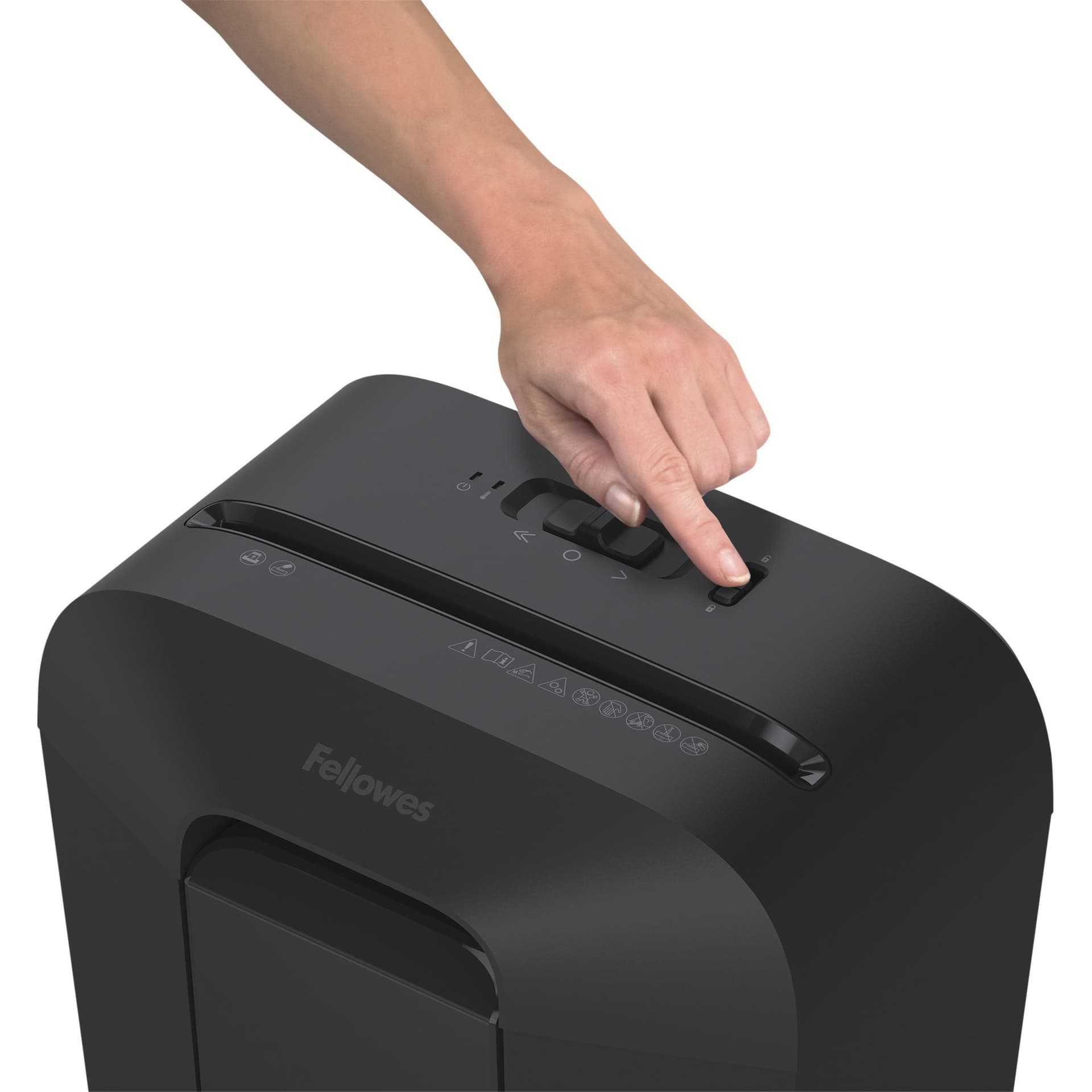 Papiervernietiger Fellowes Powershred LX45 snippers 4x37mm zwart 4