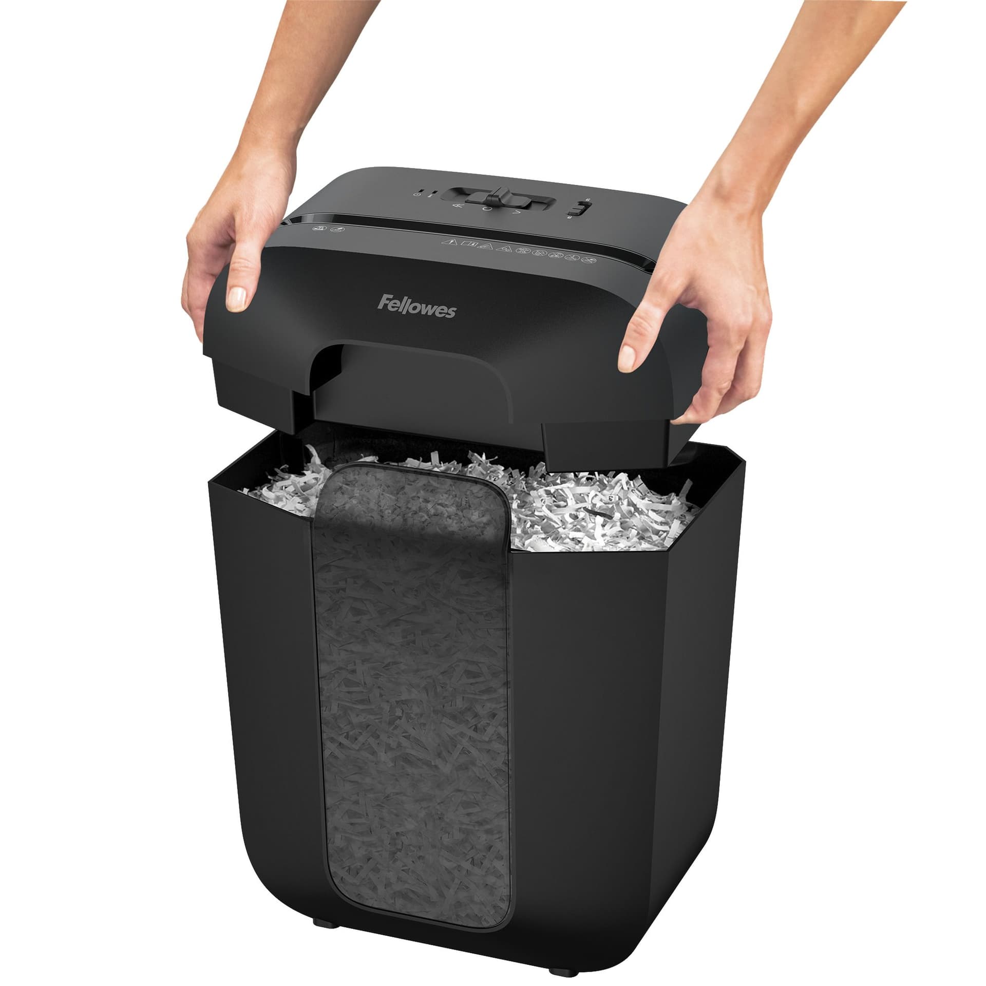 Papiervernietiger Fellowes Powershred LX45 snippers 4x37mm zwart 5
