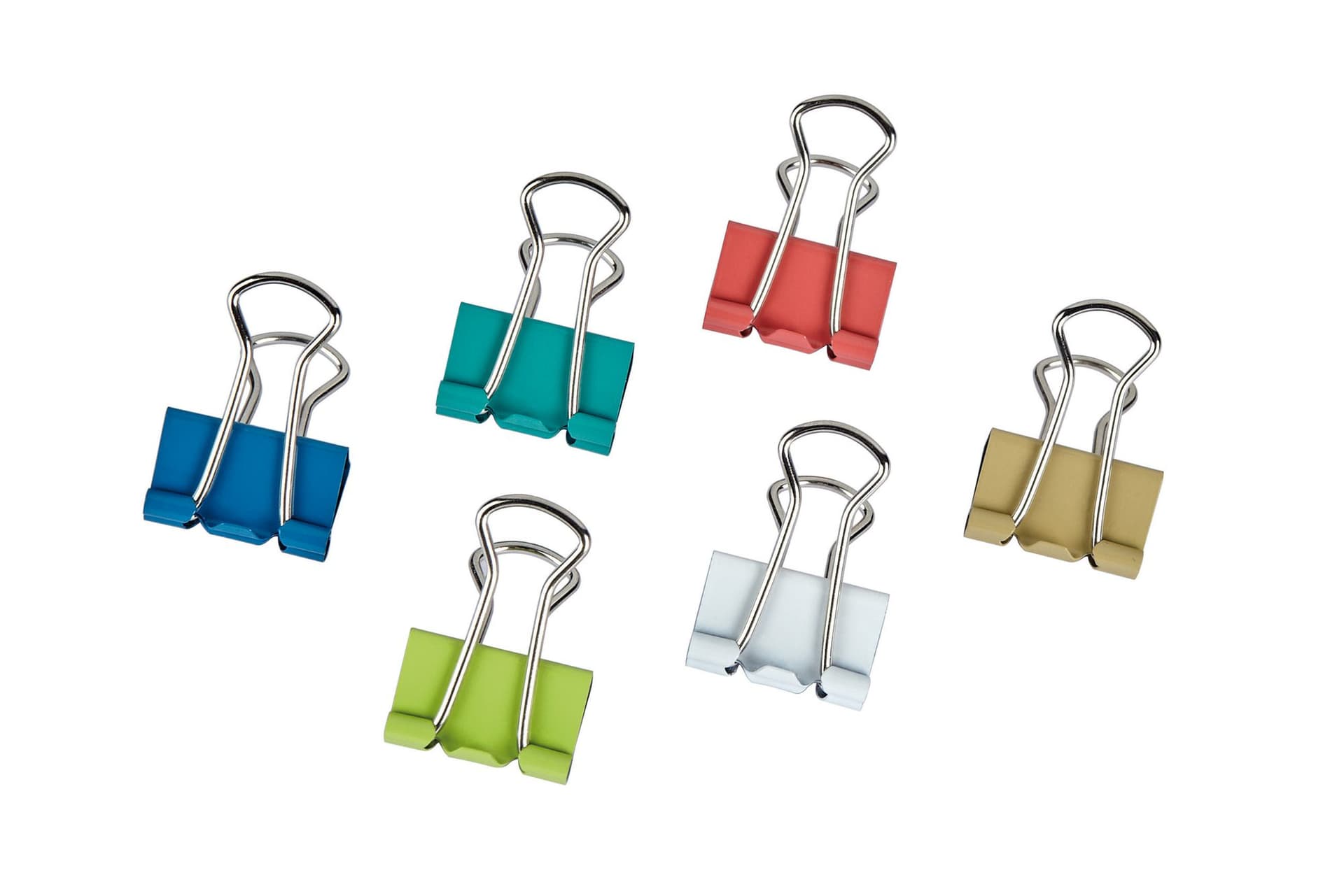 Papierklem MAUL 215 foldback 7mm + 9mm assorti 24 stuks 4