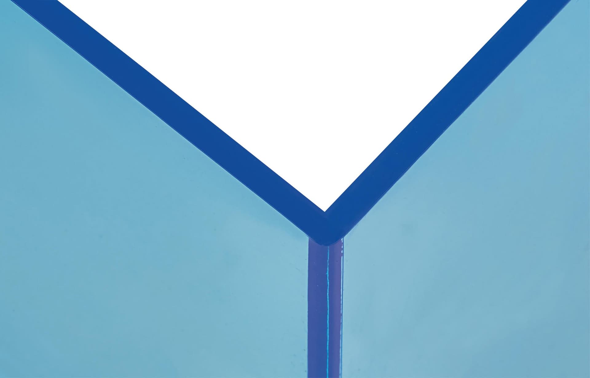 Boekensteun MAUL 10x10x13cm acryl set 2 neon blauw transparant 3