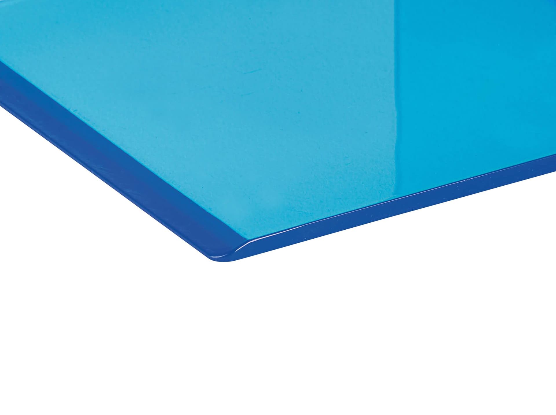 Boekensteun MAUL 10x10x13cm acryl set 2 neon blauw transparant 4