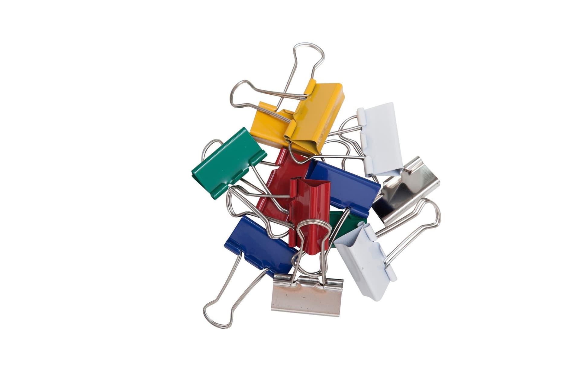 Papierklem MAUL 213 Foldback 32mm capaciteit 13mm assorti 12 stuks 2