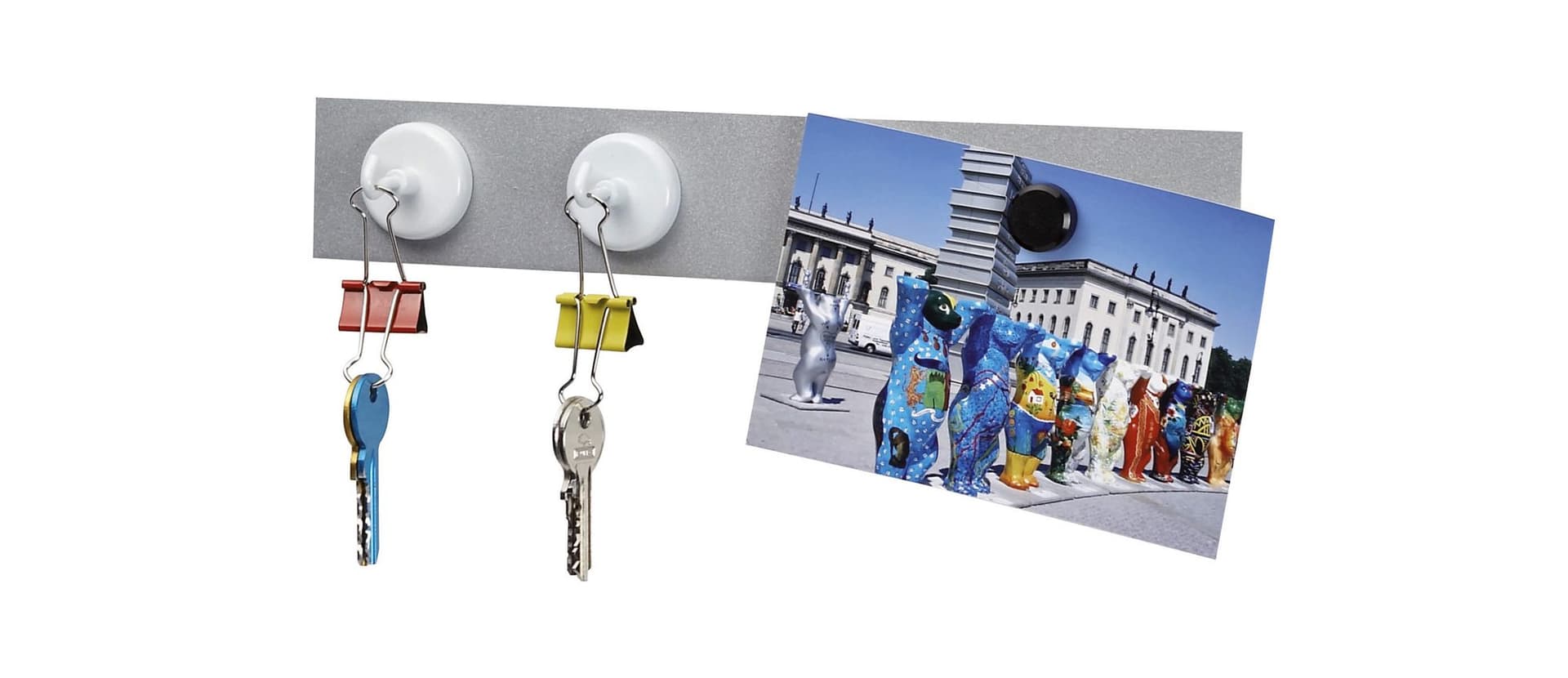 Papierklem MAUL 215 foldback 19mm capaciteit 7mm assorti 12 stuks 9