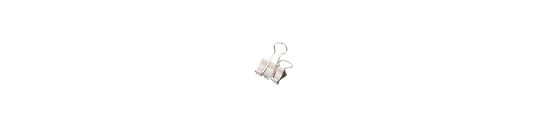 Papierklem MAUL 215 foldback 19mm capaciteit 7mm zilver 12 stuks 7