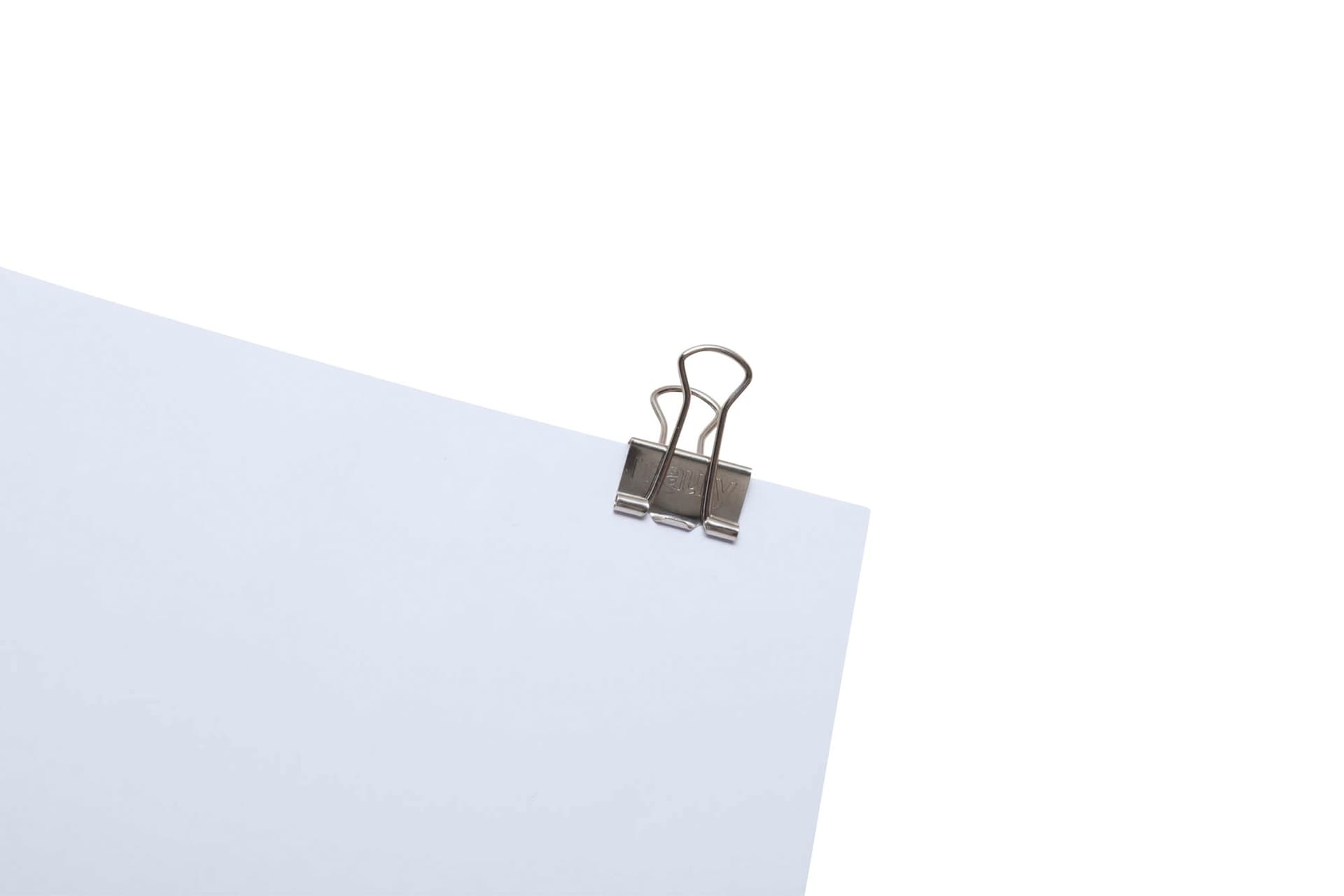 Papierklem MAUL 215 foldback 19mm capaciteit 7mm zilver 12 stuks 4