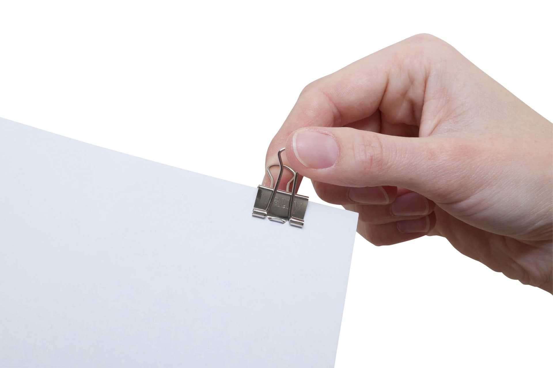Papierklem MAUL 215 foldback 19mm capaciteit 7mm zilver 12 stuks 5