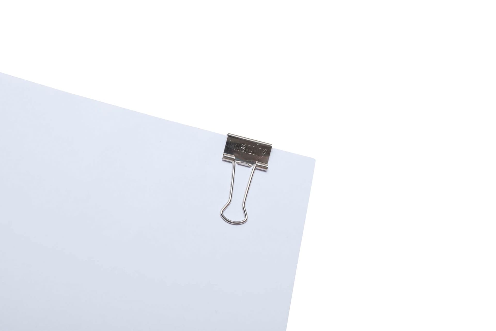 Papierklem MAUL 215 foldback 19mm capaciteit 7mm zilver 12 stuks 6