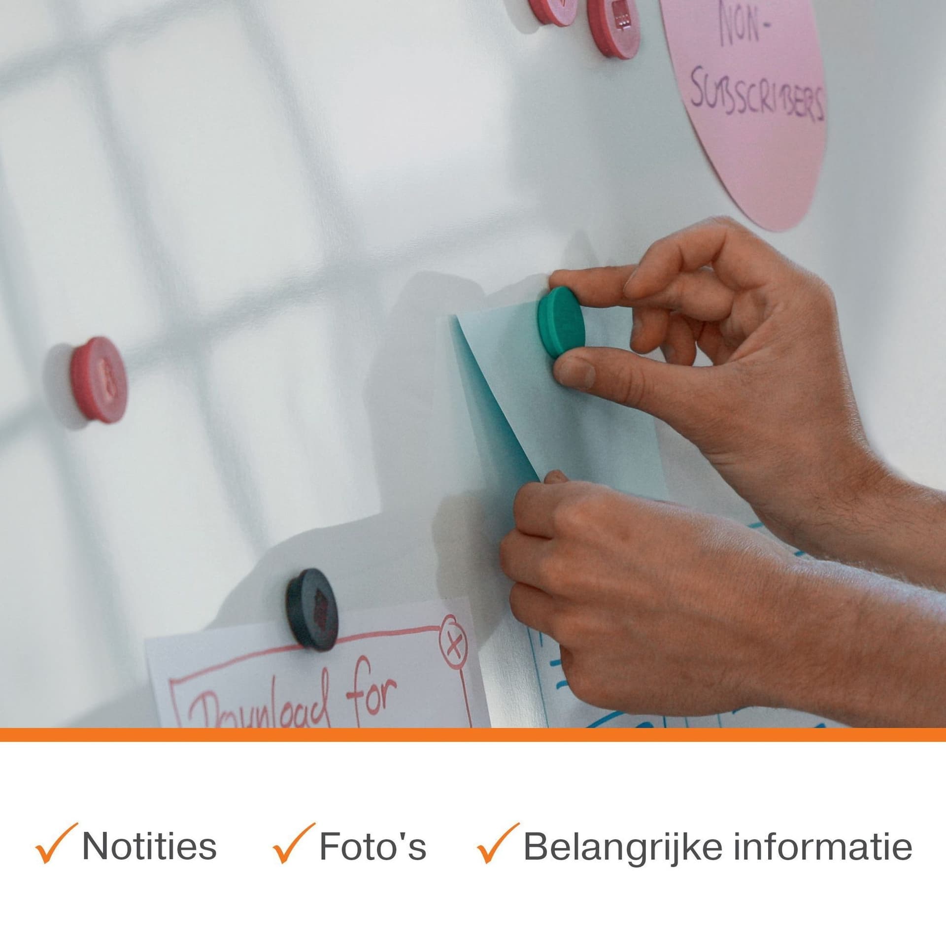 Whiteboard Nobo Premium Plus 60x90cm staal 7