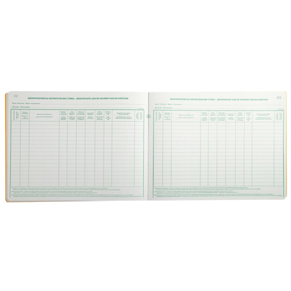 Effectenregister Exacompta BV SLR 240x320 80vel assorti 3