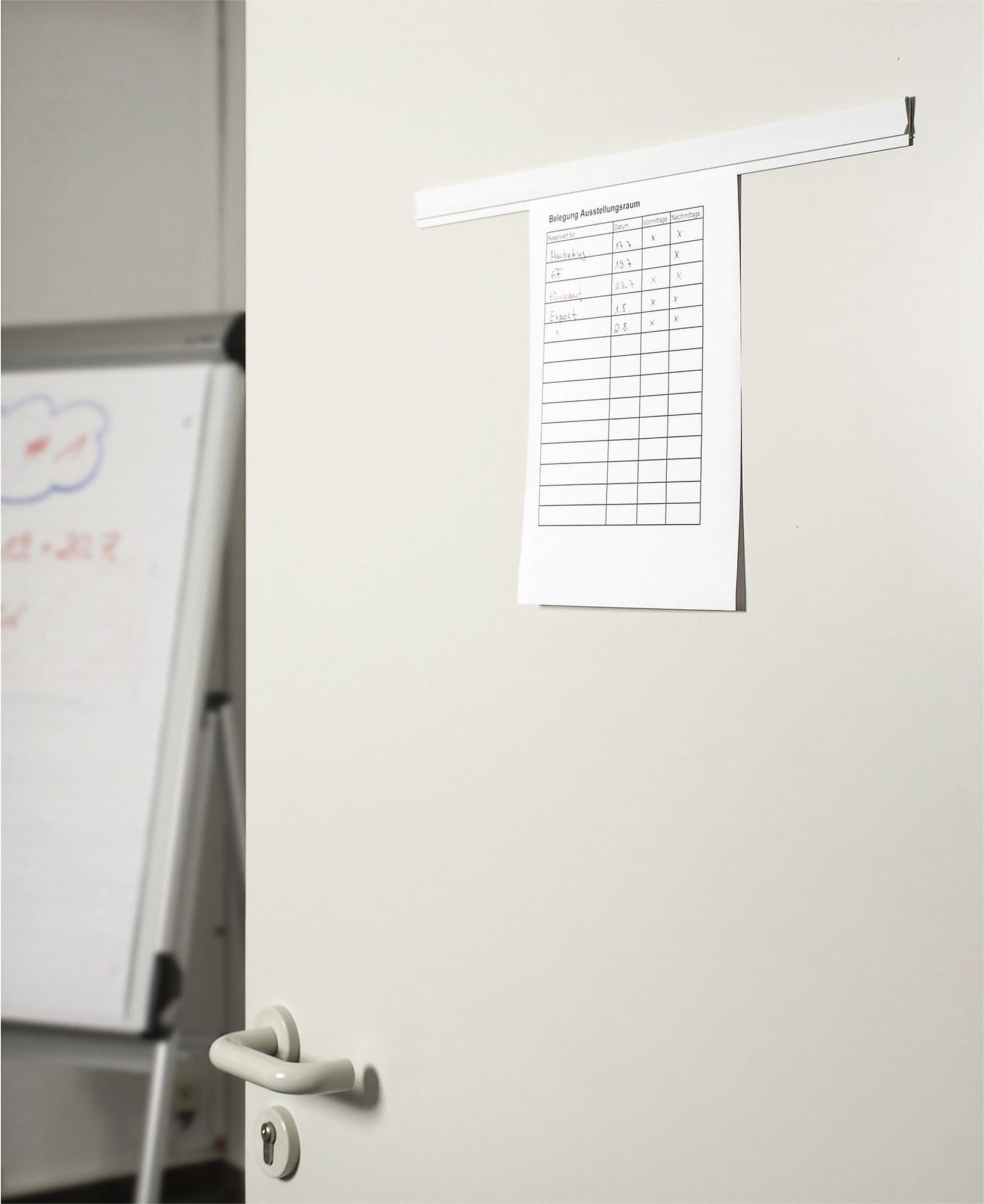 Wandlijst MAUL Express papierrail 50cm zelfklevend wit 6