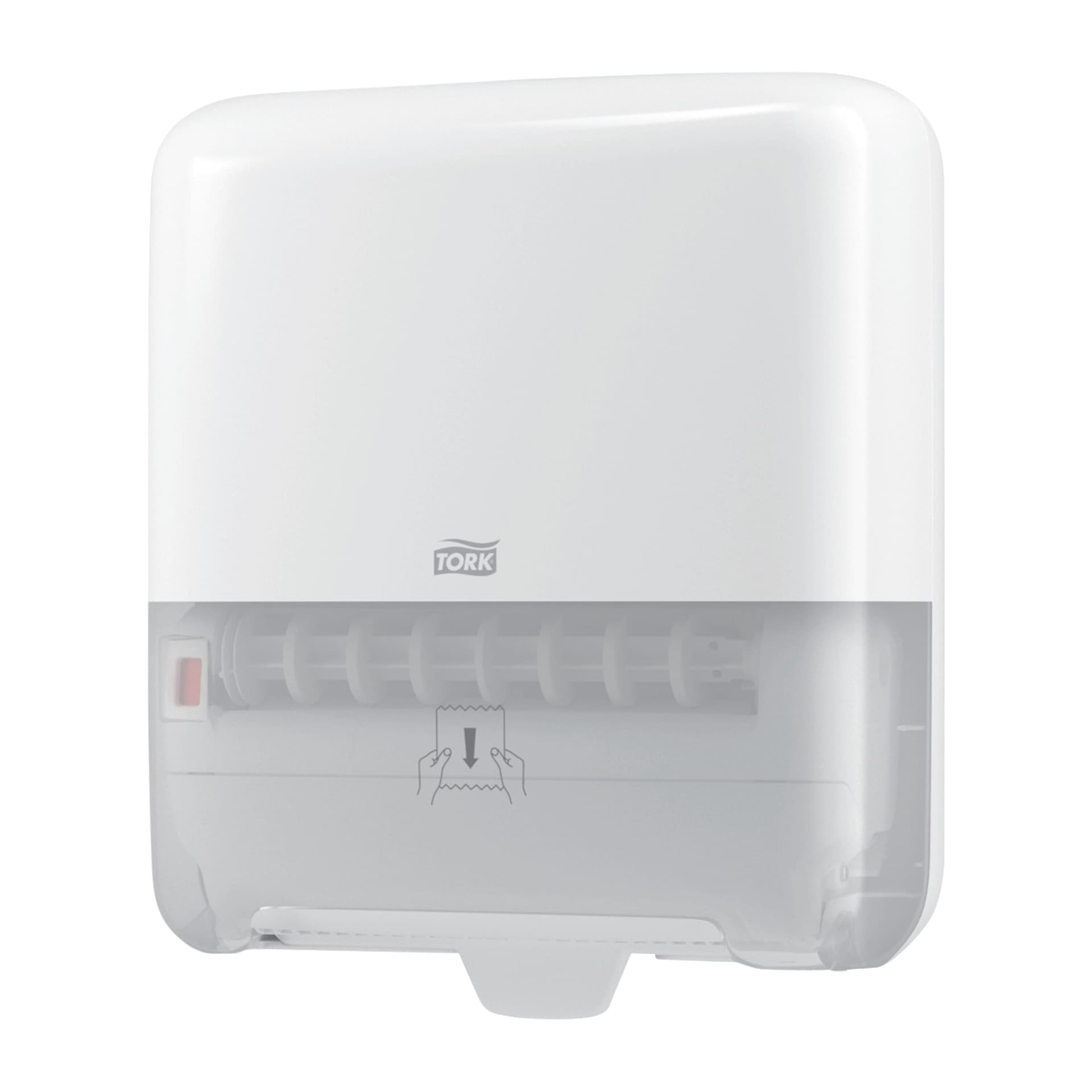 Handdoekroldispenser Tork H1 Elevation Matic wit 551000 3