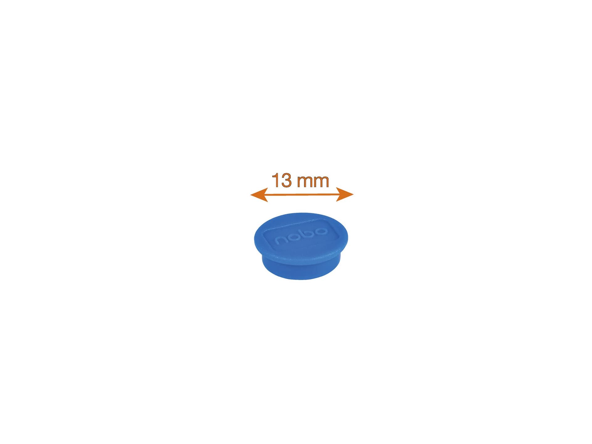 Magneet Nobo 13mm blauw 10 stuks 4