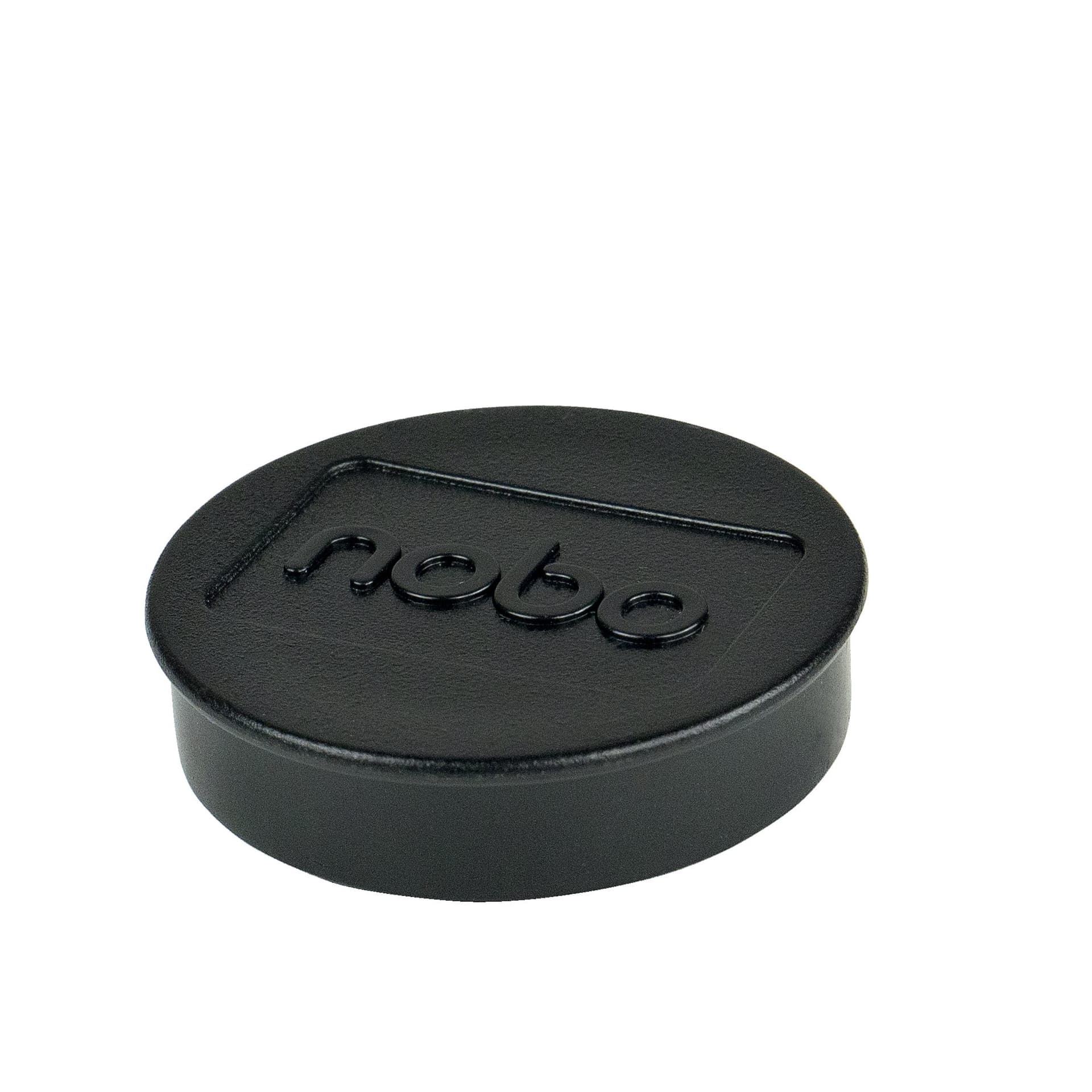 Magneet Nobo 38mm zwart 10 stuks