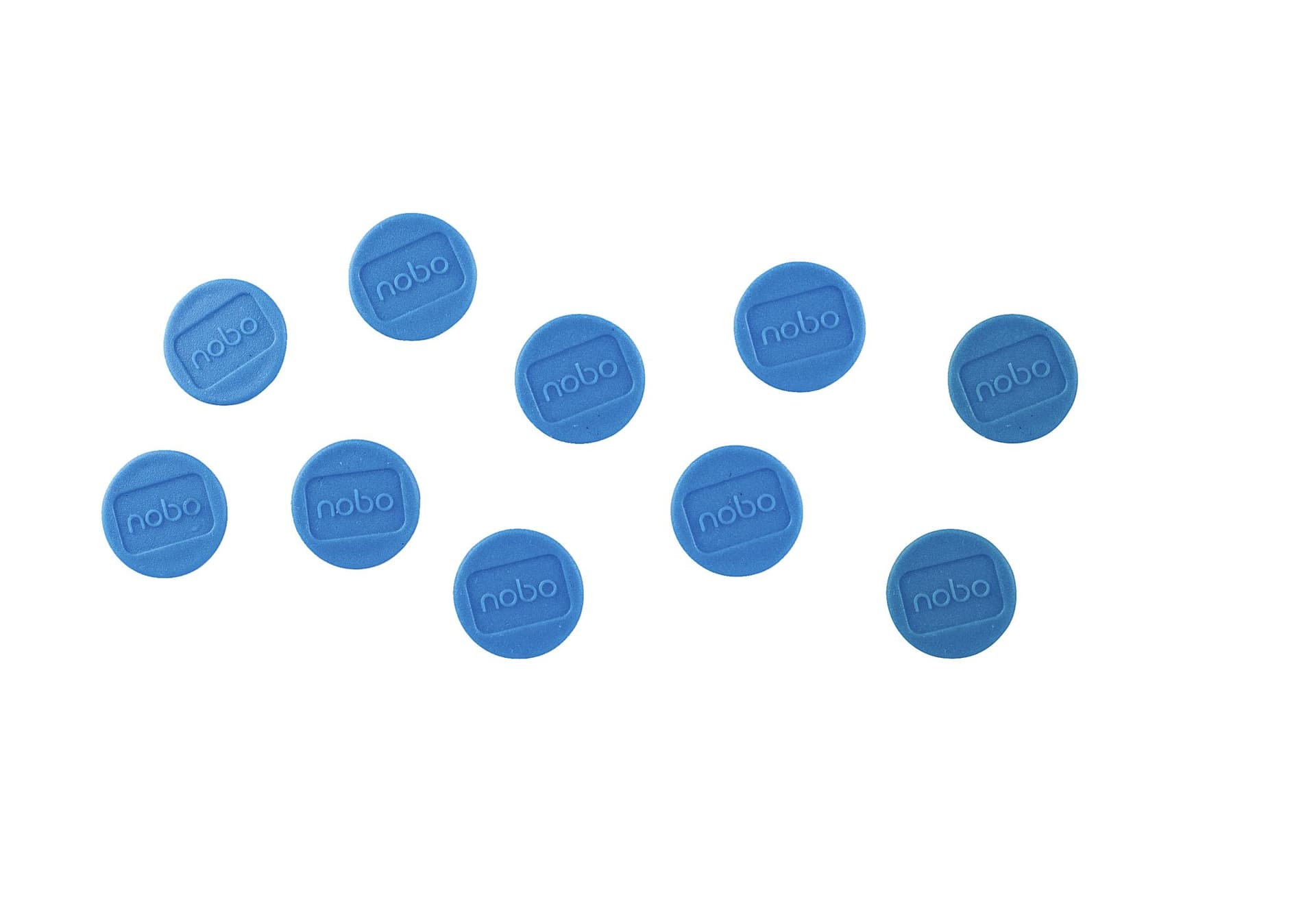 Magneet Nobo 24mm blauw 10 stuks 2