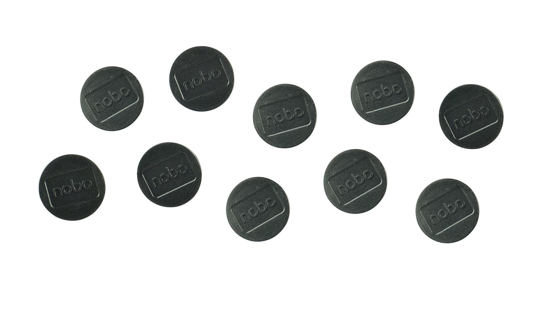 Magneet Nobo 32mm zwart 10 stuks 2