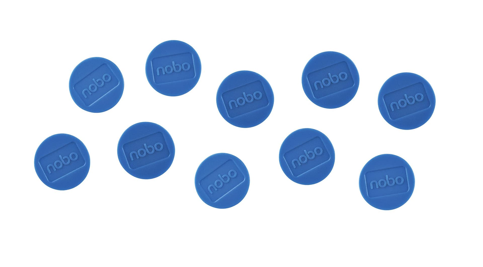 Magneet Nobo 32mm blauw 10 stuks 2